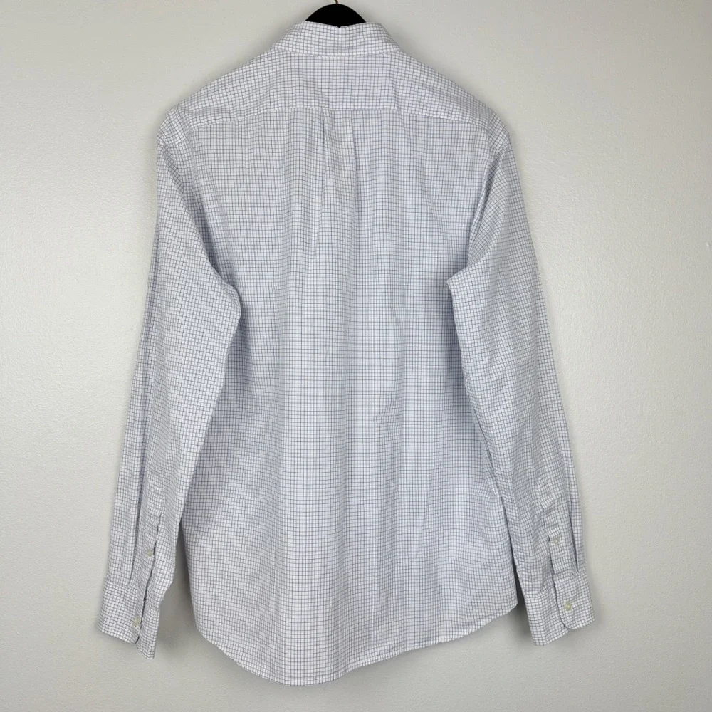 J. Crew Men's Slim Secret Wash Cotton Poplin Shirt Size L NWOT